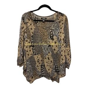 Style‎ & Co Ladies Large Animal Print Sheer